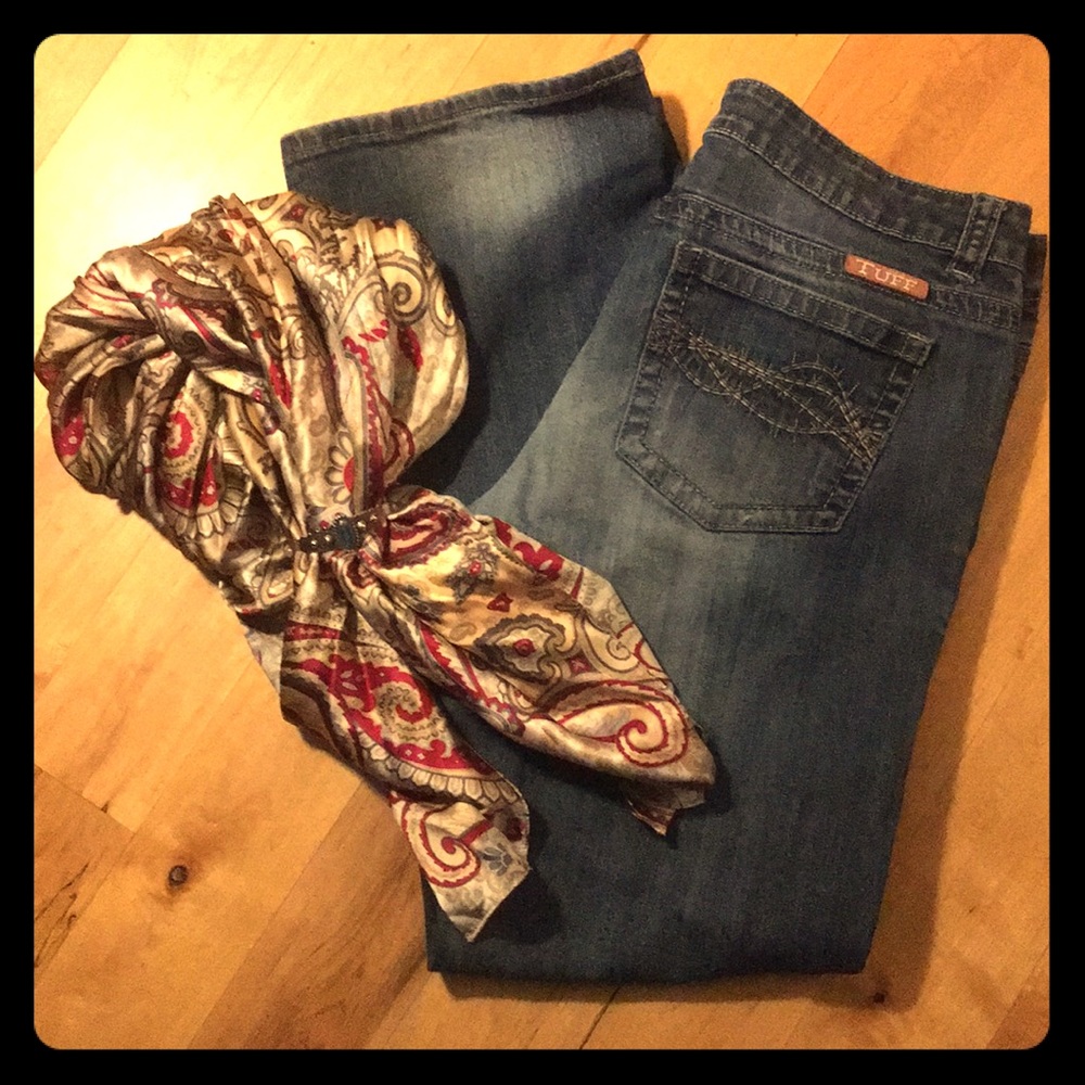Dark Don’t Fence Me In Cowgirl Tuff Jeans